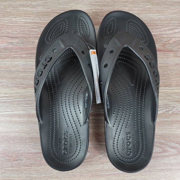 NEW Crocs Baya II Sandals Men's Size 12 Flip Flop Waterproof Thong Comfort Slide - Picture 5 of 9